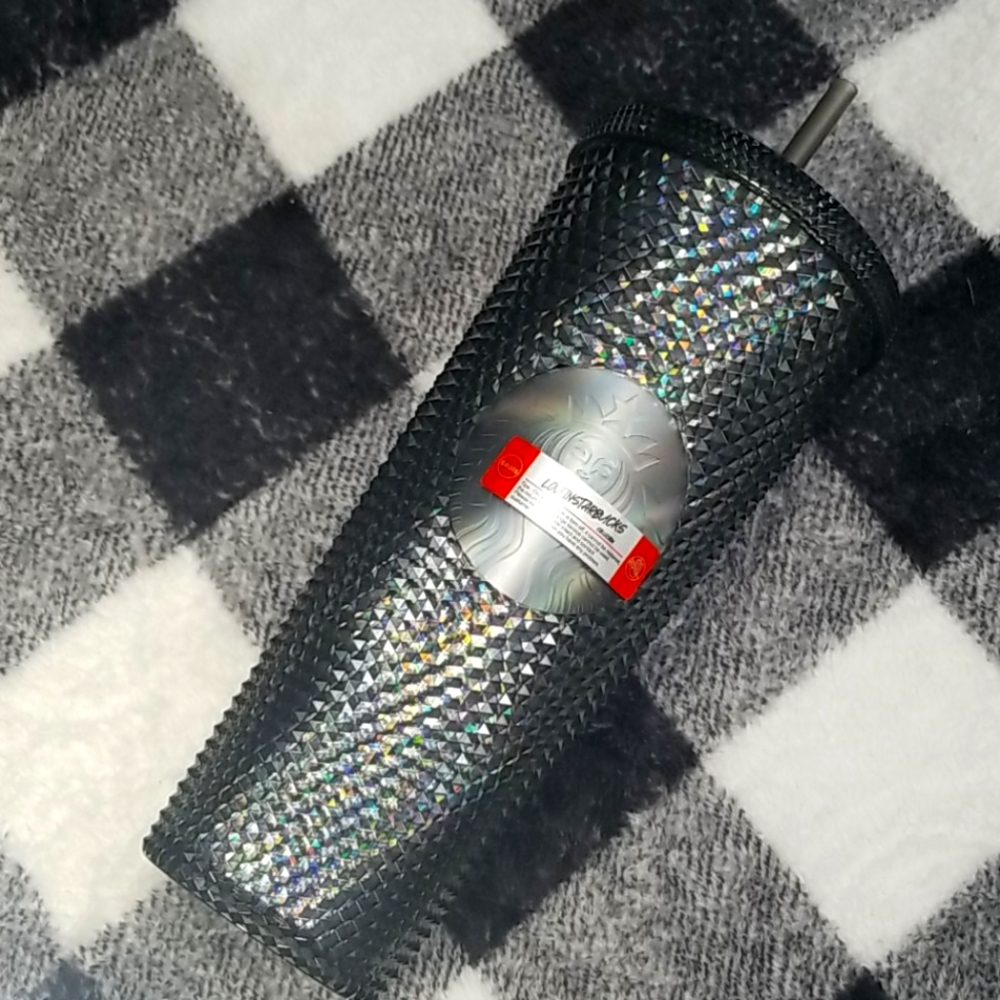 Starbucks Black oil slick studded